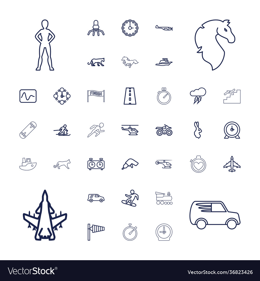 Speed icons