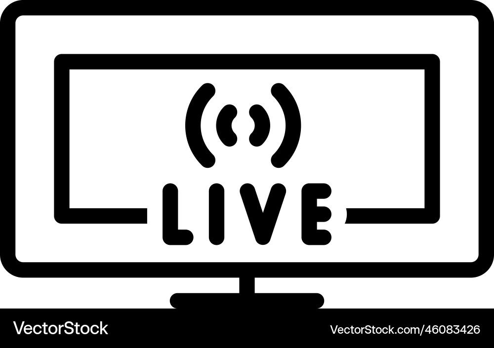 Streaming Royalty Free Vector Image - VectorStock
