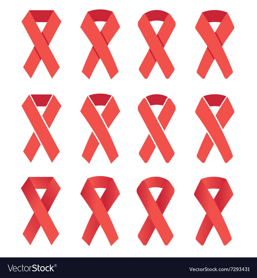 Aids awareness ribbons