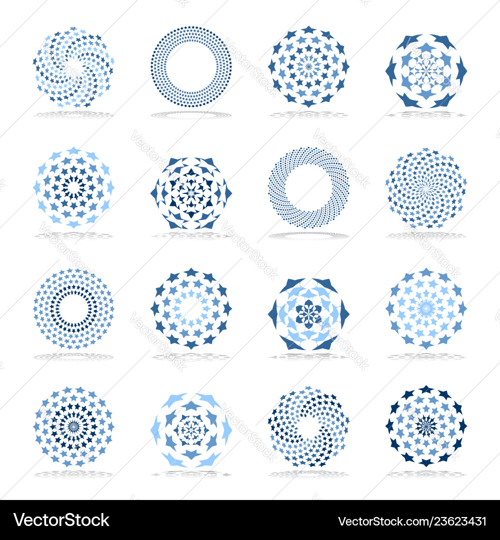 Design elements set Royalty Free Vector Image - VectorStock