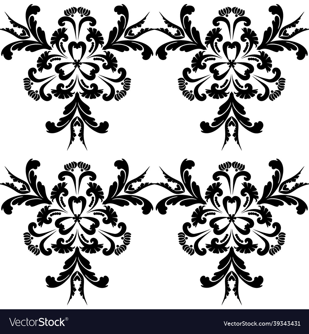 Elegant abstract vintage pattern