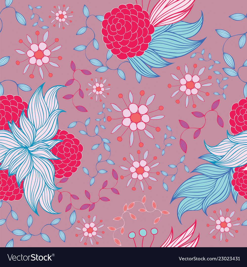 Seamless floral background pattern