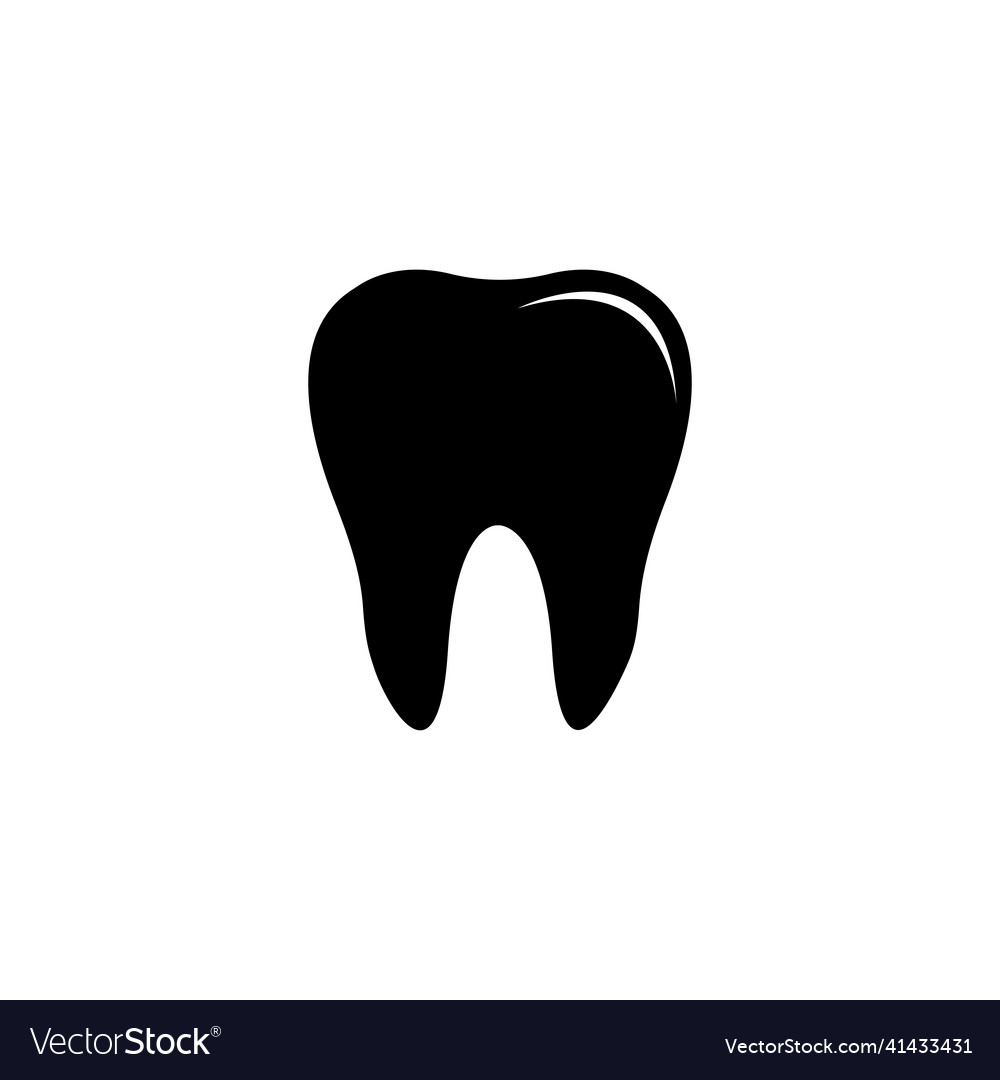 Tooth icon flat