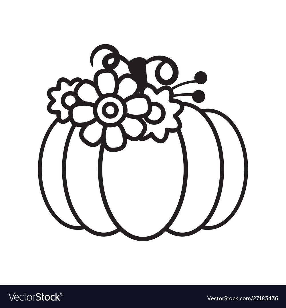 Cut out pumpkin decorative set