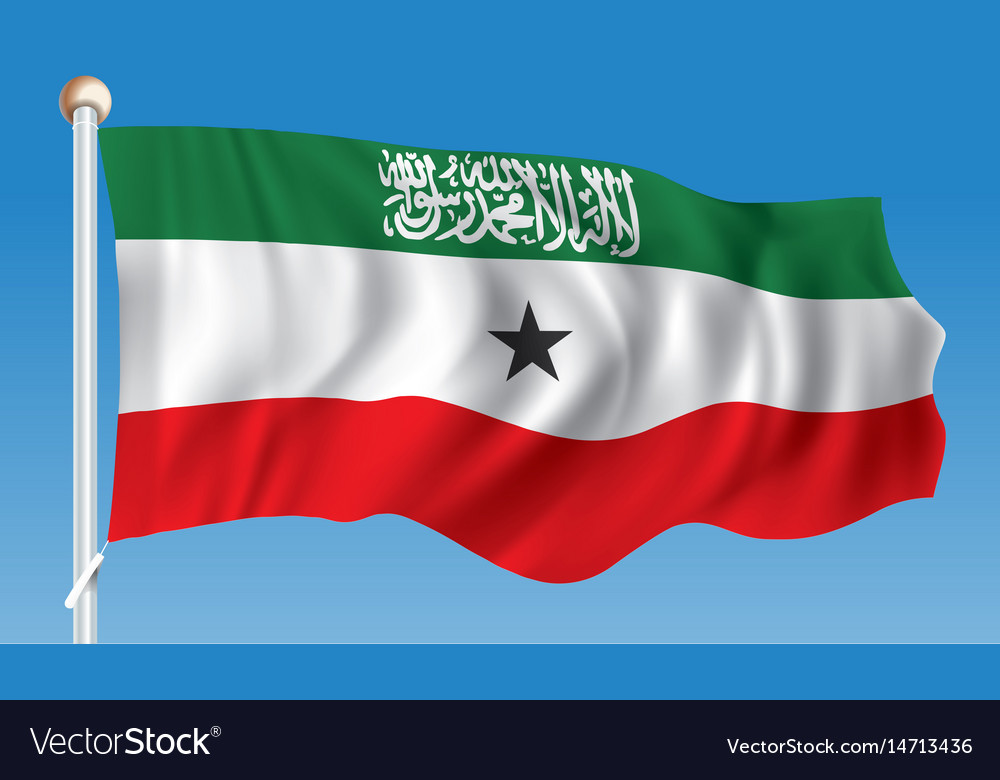 Flag somaliland Royalty Free Vector Image - VectorStock