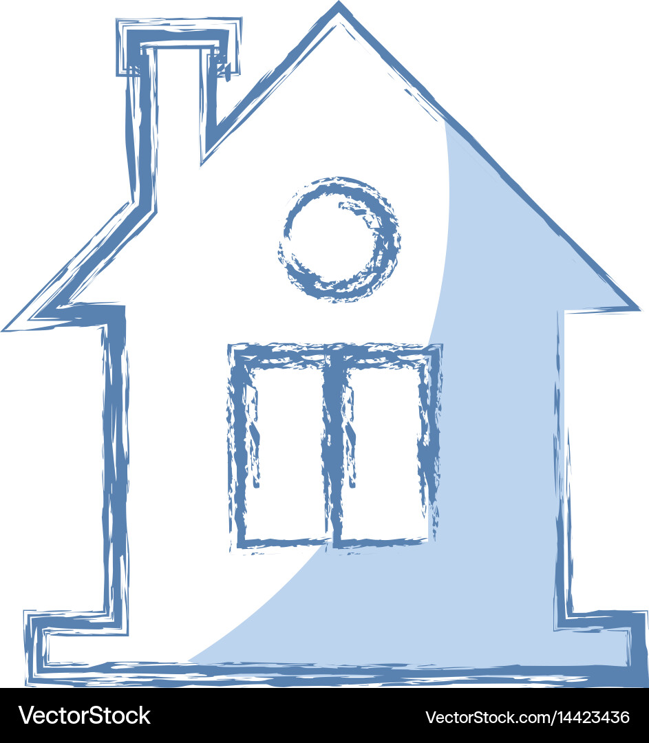 House shape icon Royalty Free Vector Image - VectorStock