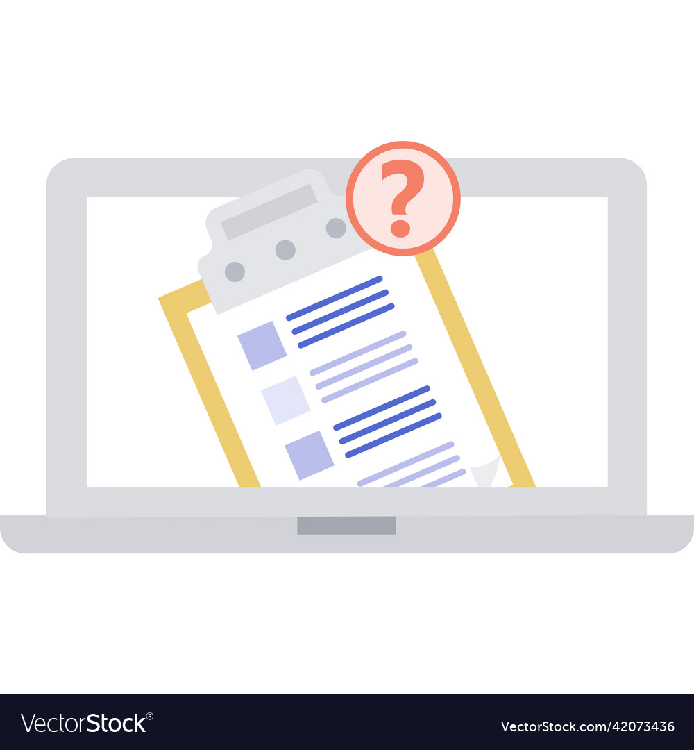 Hypothesis icon flat analysis and research