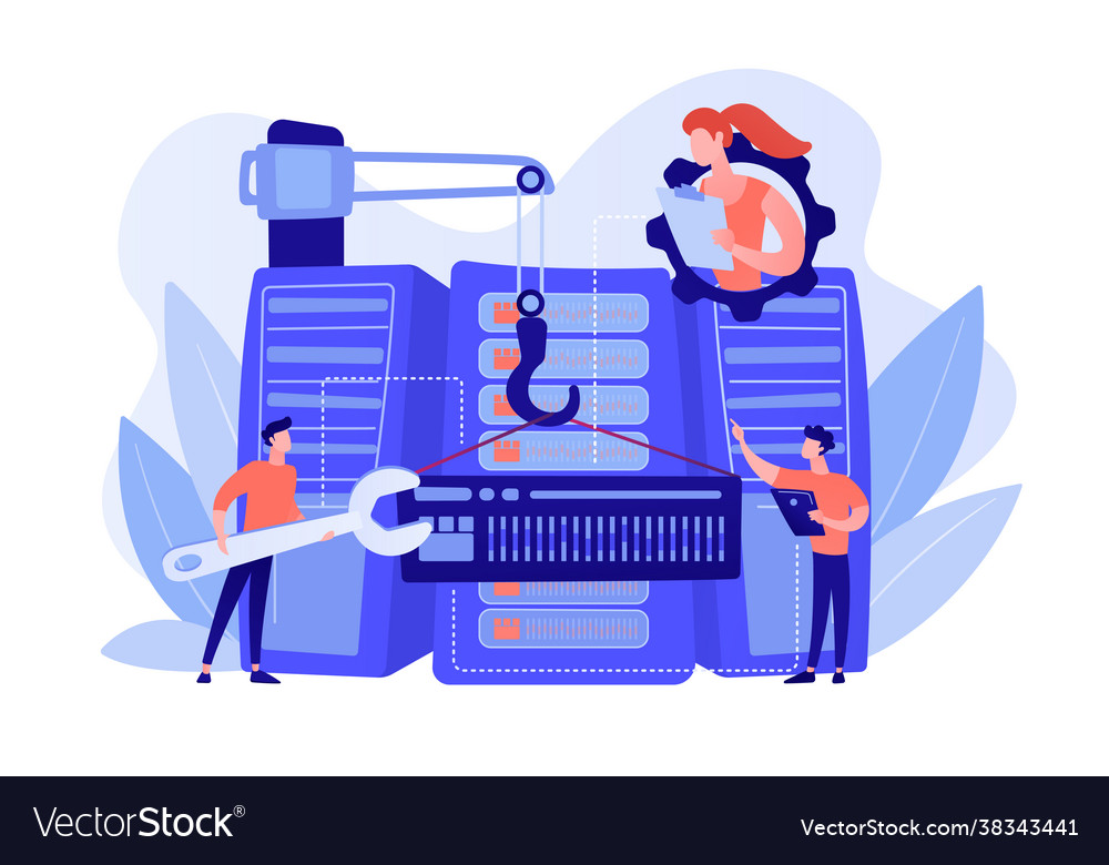 Big Data Engineering Concept Royalty Free Vector Image Big Data Engineering Concept Royalty Free Vector Image