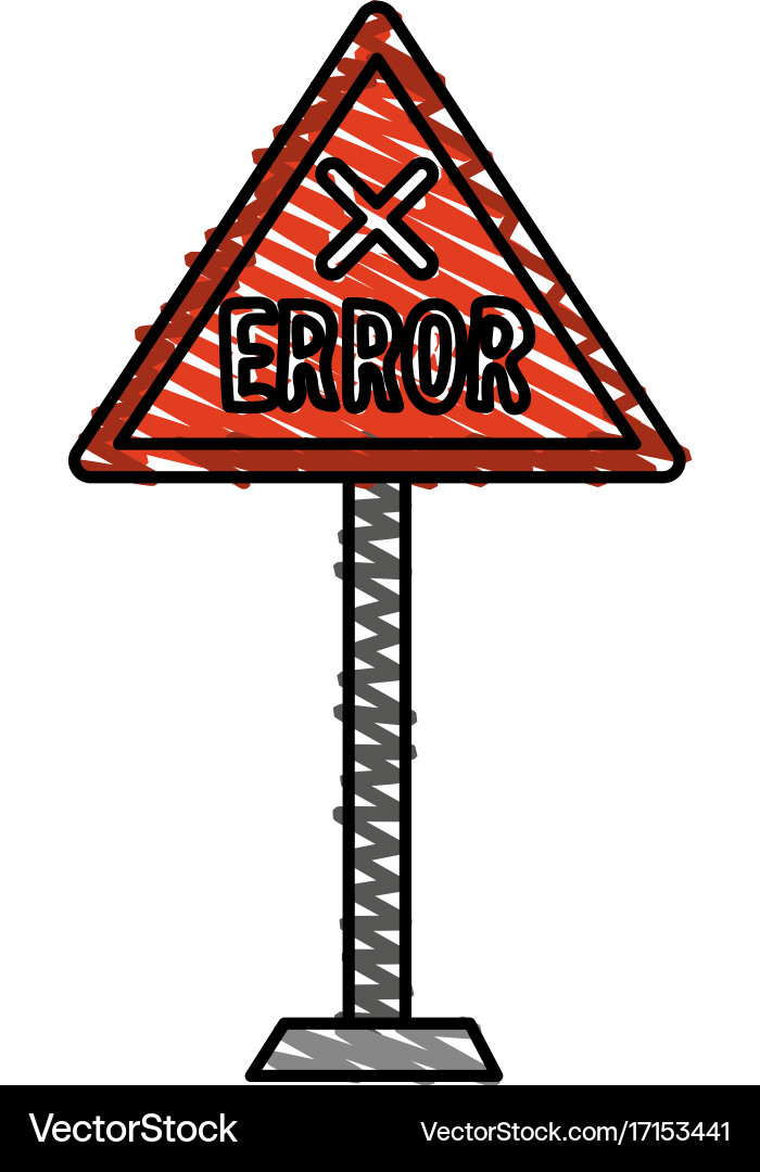 Isolated road sign design Royalty Free Vector Image