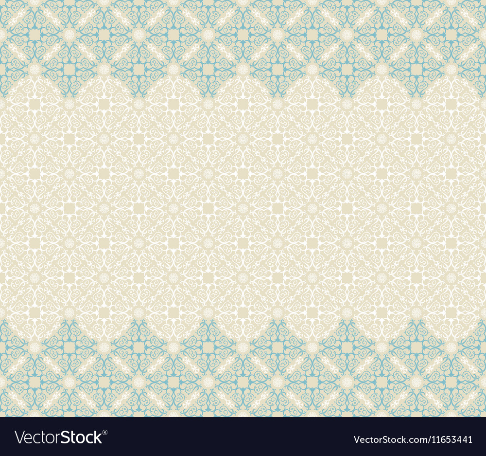 Seamless border ornate in eastern style