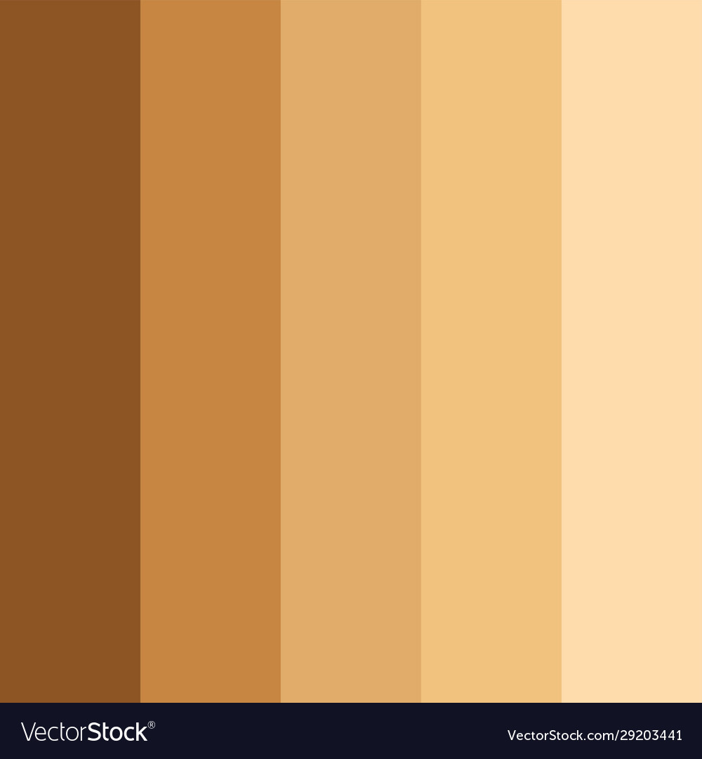 Skin Tones Color Palette Vector Stock Illustration - Download