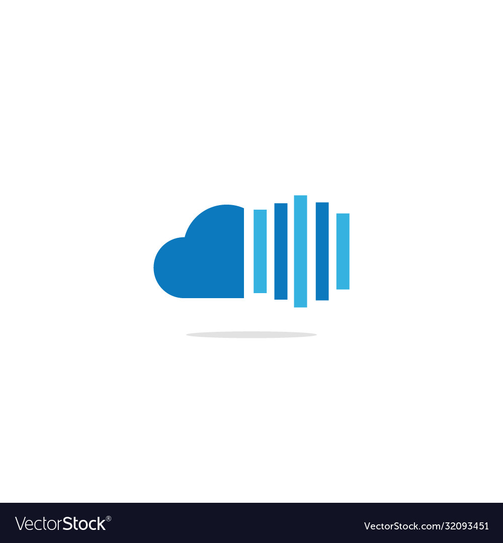 Cloud line logo Royalty Free Vector Image - VectorStock