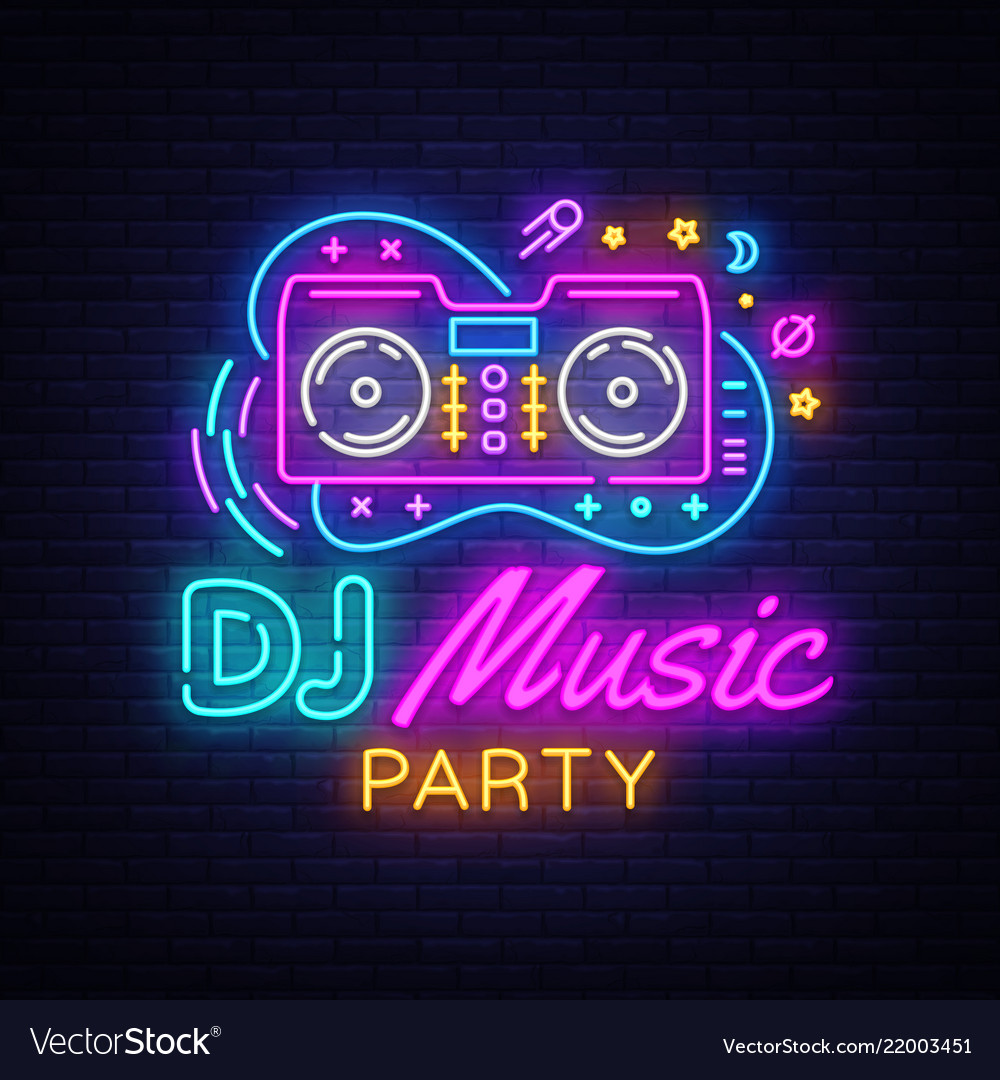 Basemenstamper Dj Party Logo Design