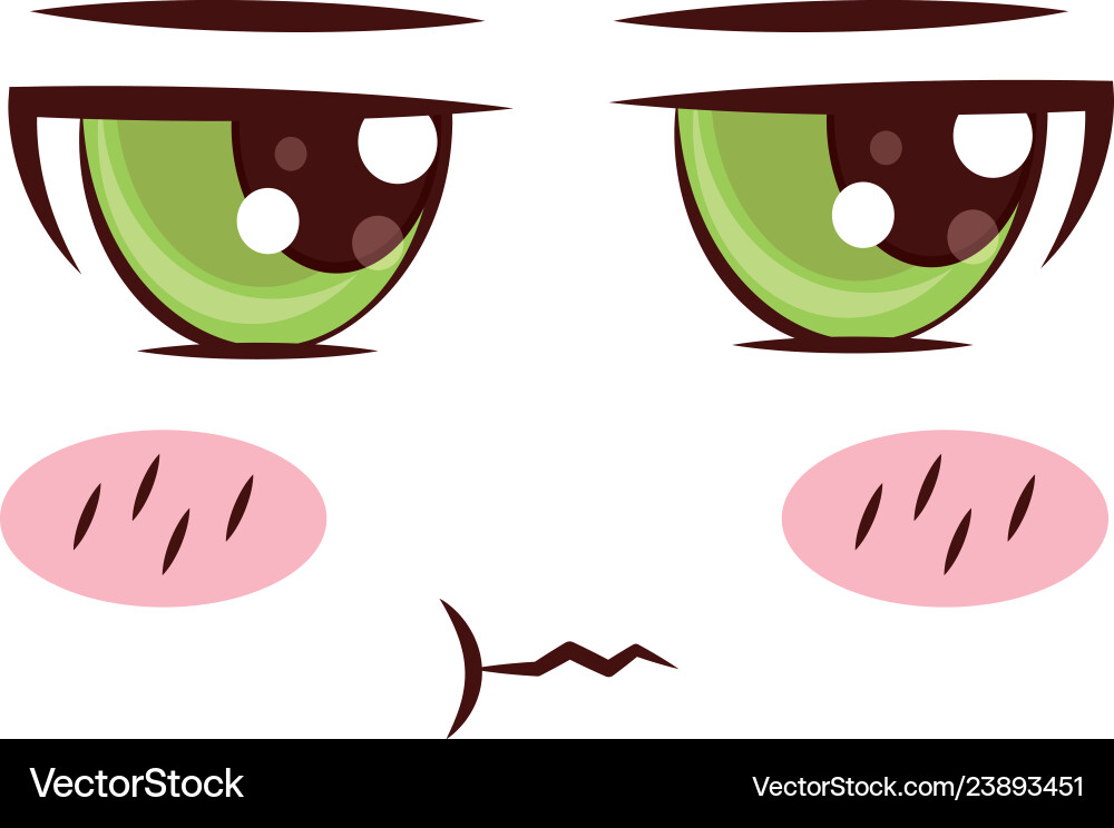 Face expression cartoon Royalty Free Vector Image