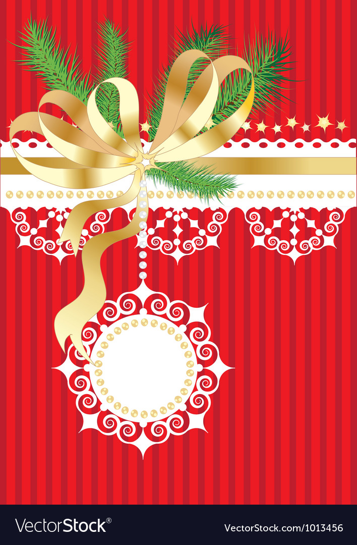 Red christmas background Royalty Free Vector Image