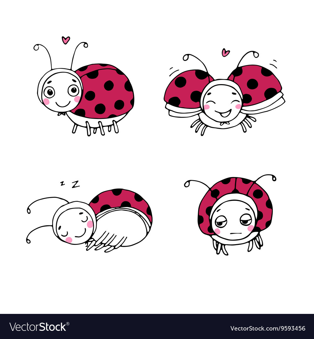 how to draw a cute ladybug