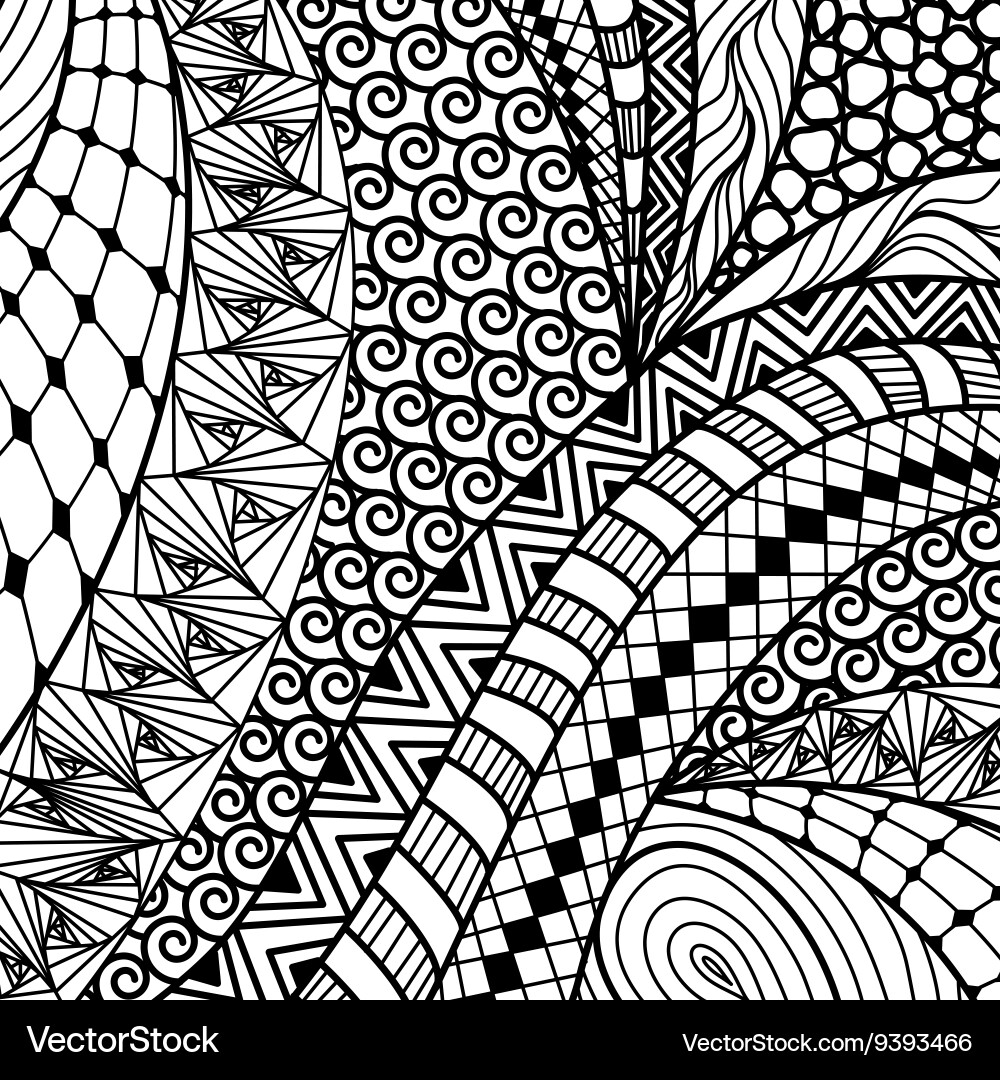 Artistically ethnic pattern Royalty Free Vector Image