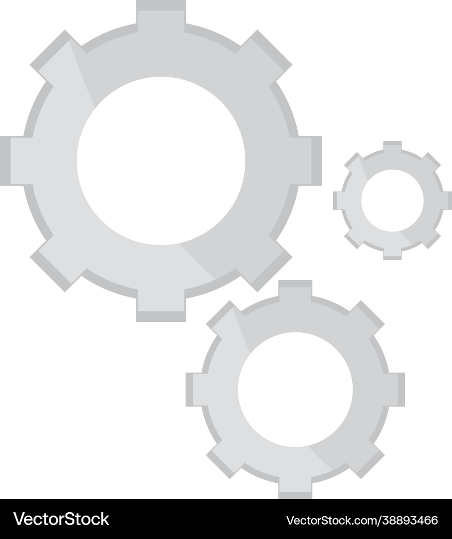Gears setting technology Royalty Free Vector Image