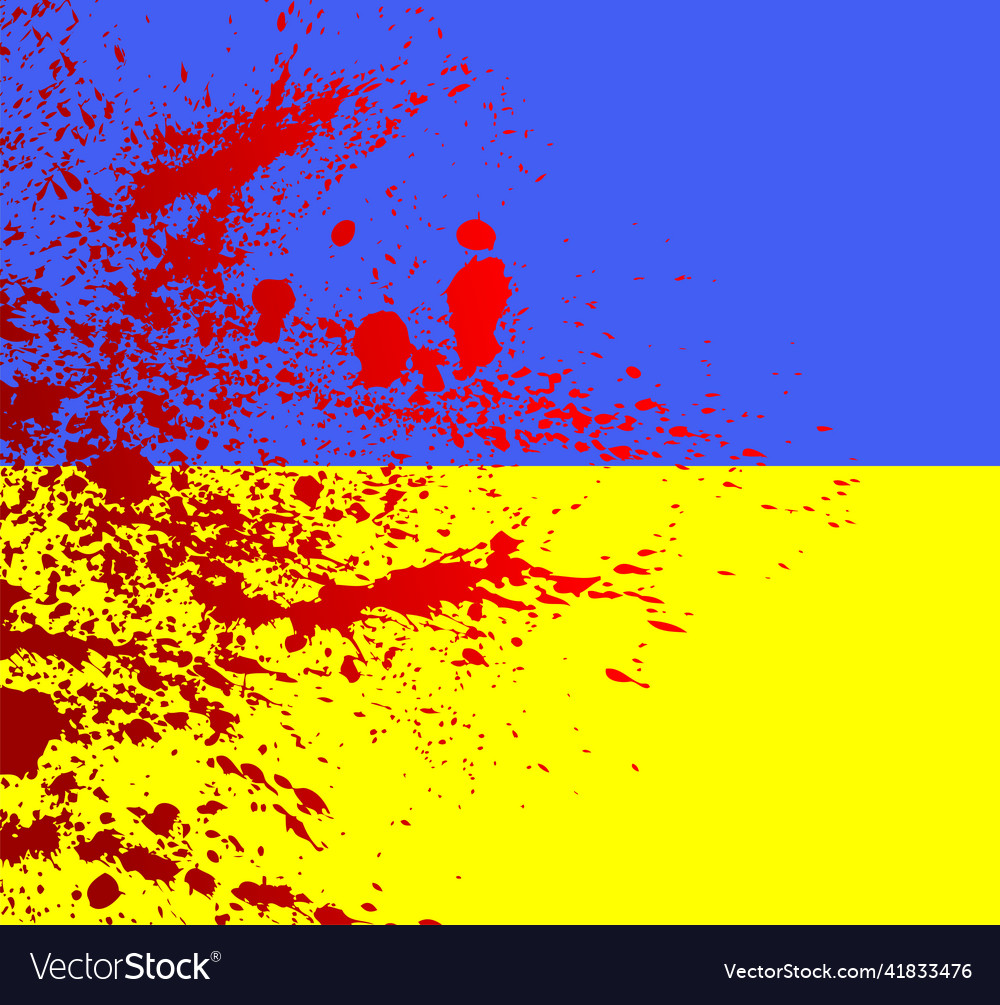 Abstrakte ukrainische Flagge