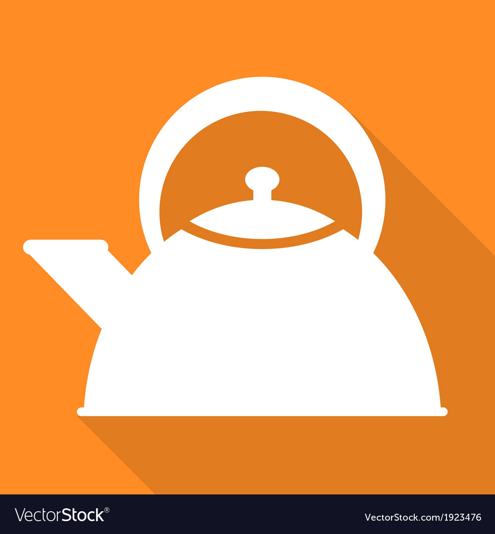 Teapot icon coffee pot symbol