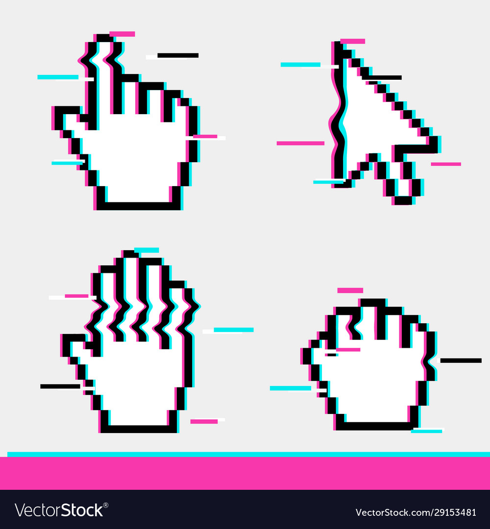 Glitch Effect cursor – Custom Cursor