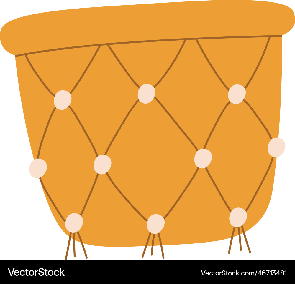 Wicker basket Royalty Free Vector Image - VectorStock