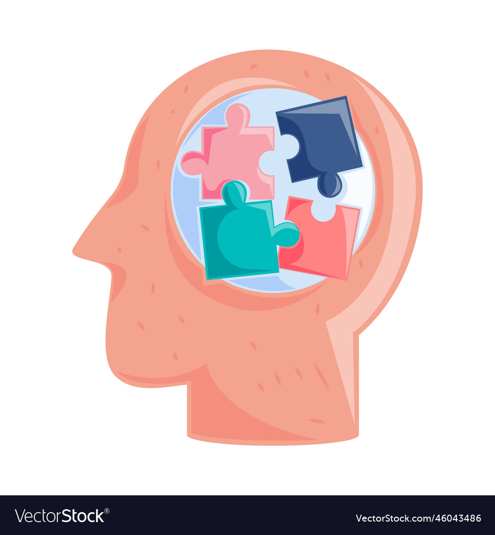 Mental health theme Royalty Free Vector Image - VectorStock