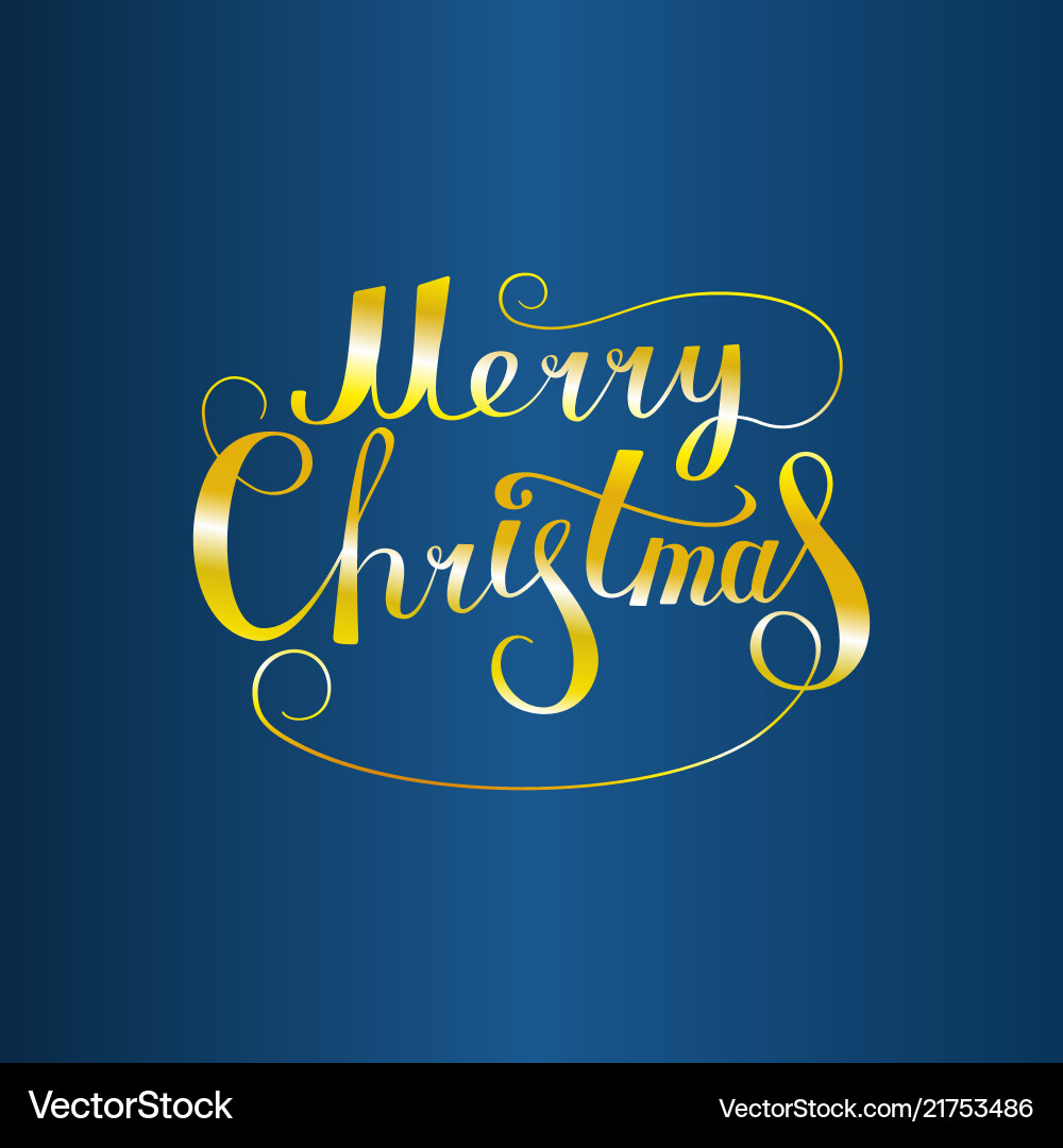 Merry christmas greeting card design template Vector Image