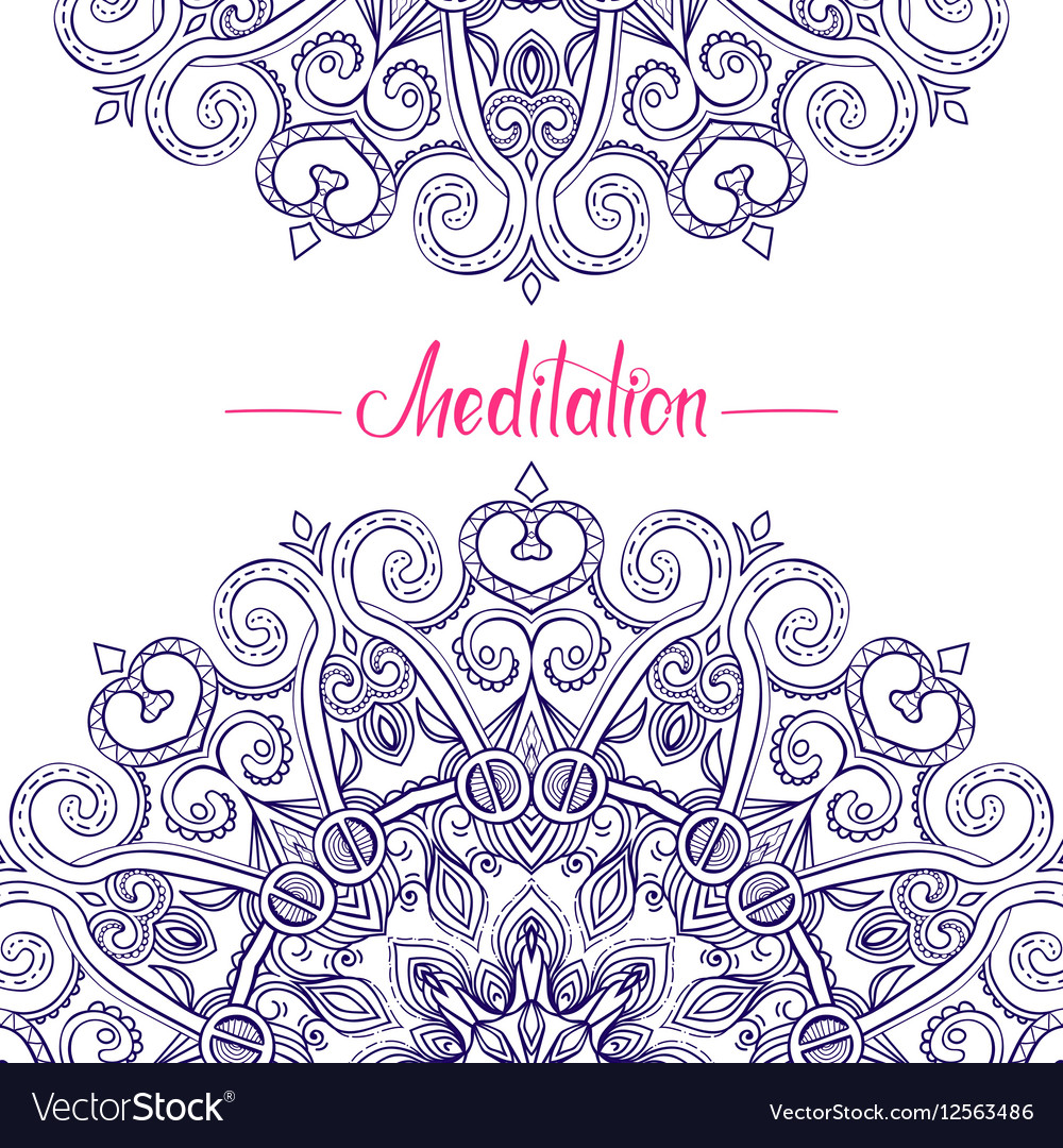 Round Mandala Frame 03 Royalty Free Vector Image Round Mandala Frame 03 Vector Image