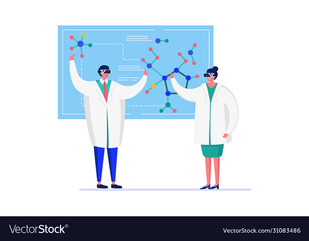 Scientist people in innovation laboratory