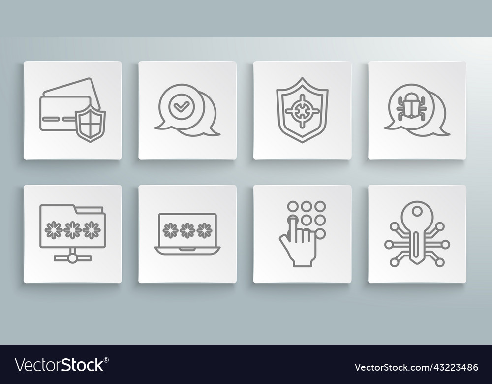 Set line folder with password check mark