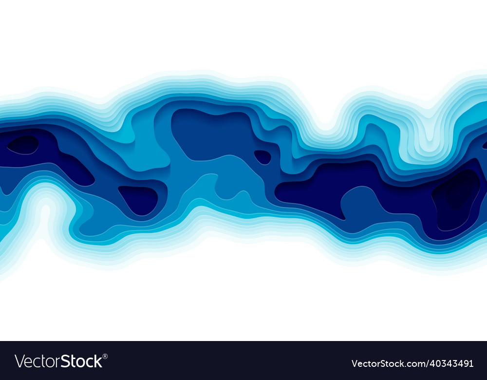 Paper cutout background Royalty Free Vector Image