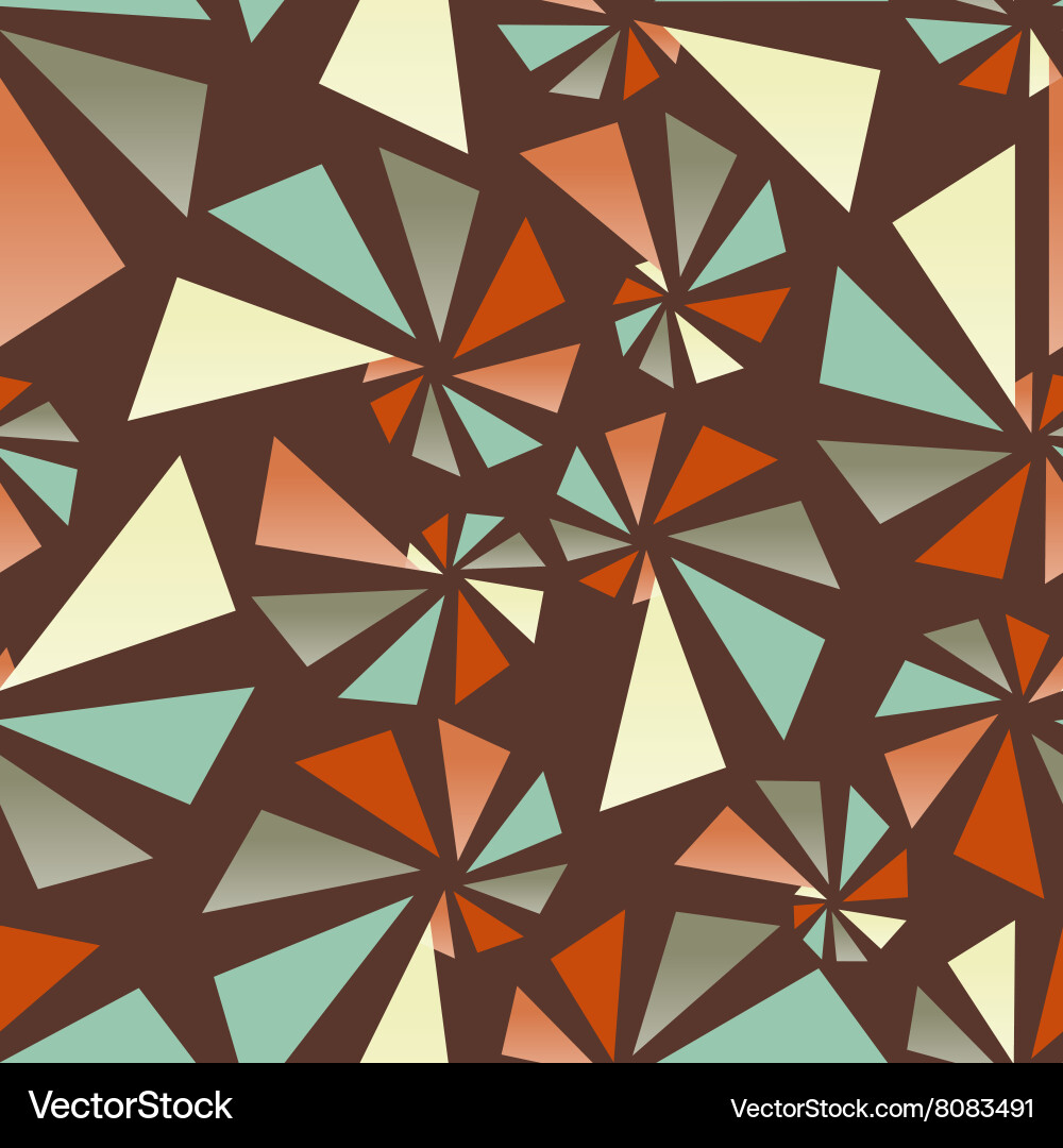 Tortuous Pattern Triangular torsion seamless pattern Royalty Free Vector