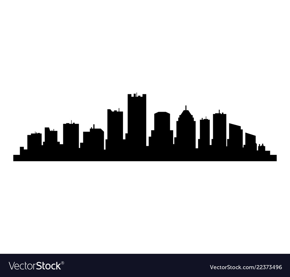 detroit skyline outline