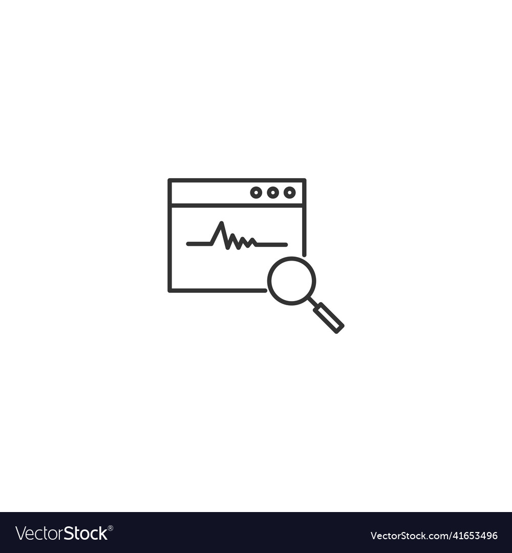 Html metadata code tag line icon xml java window Vector Image