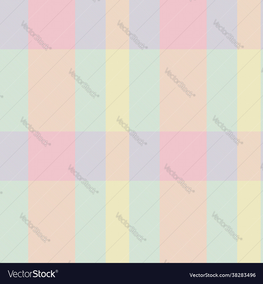 Pastel asymmetric plaid textured seamless pattern