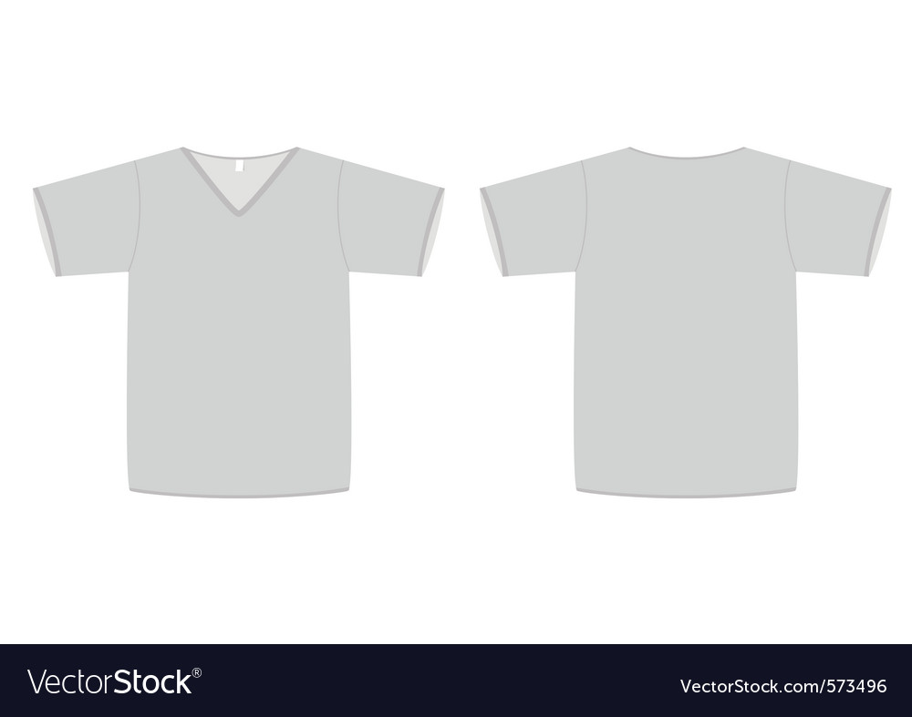 V neck hotsell t shirt template