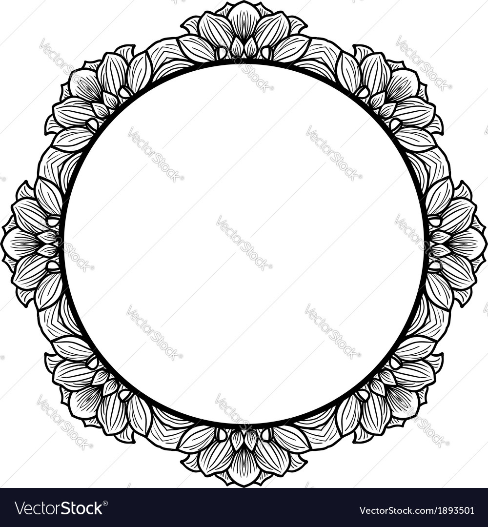 Floral frame