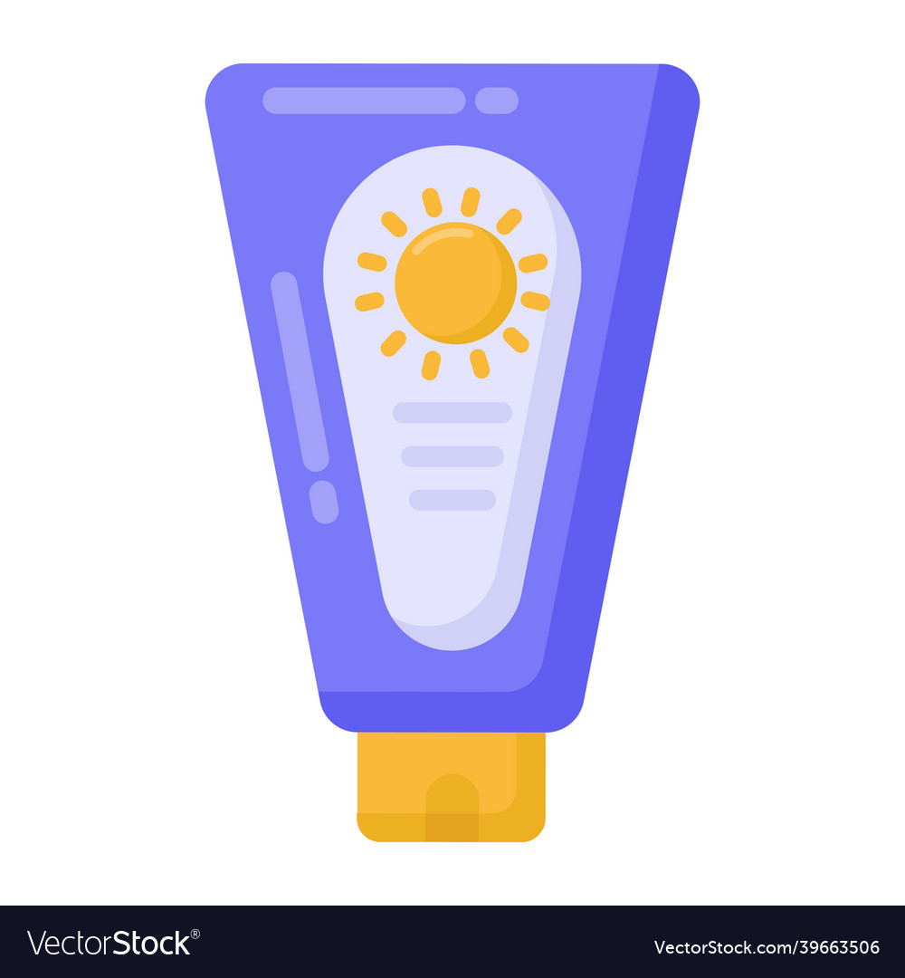 Sunblock Royalty Free Vector Image - VectorStock