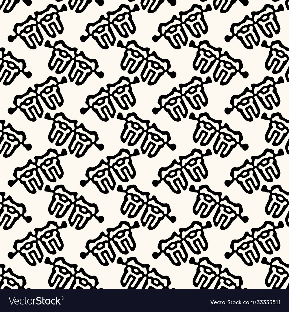 Seamless abstract pattern modern vector image Seamless abstract pattern modern