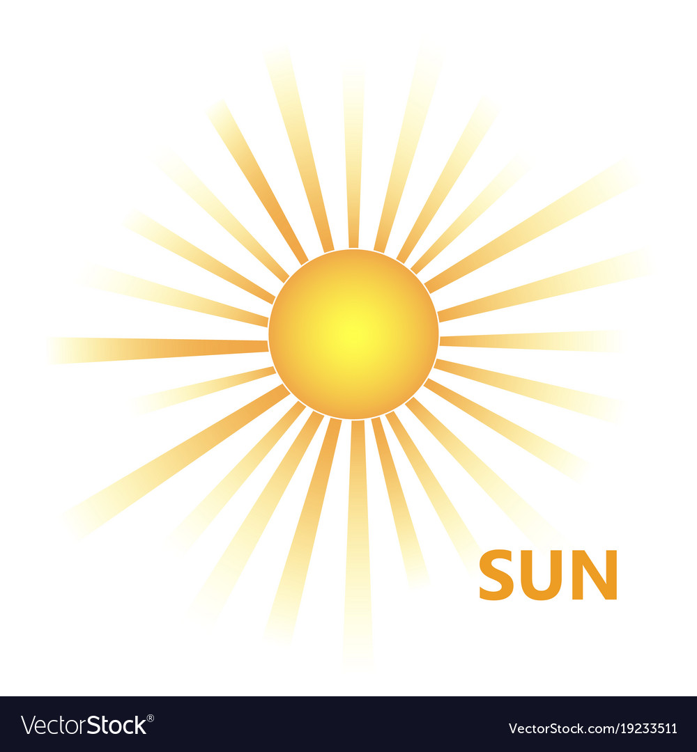 Yellow sun burst icon