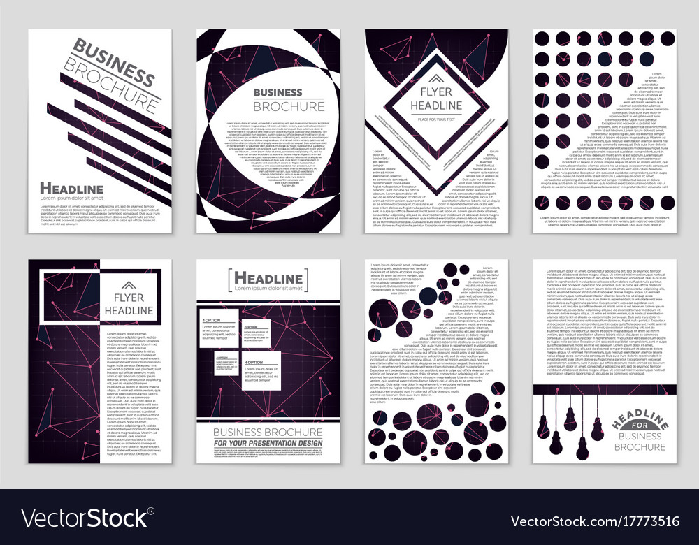 abstract layout background set for art royalty free vector