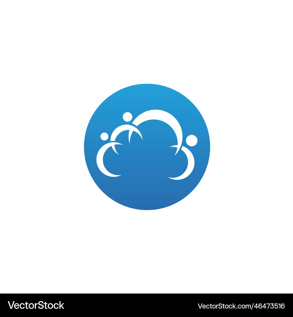 Cloud template icon Royalty Free Vector Image - VectorStock