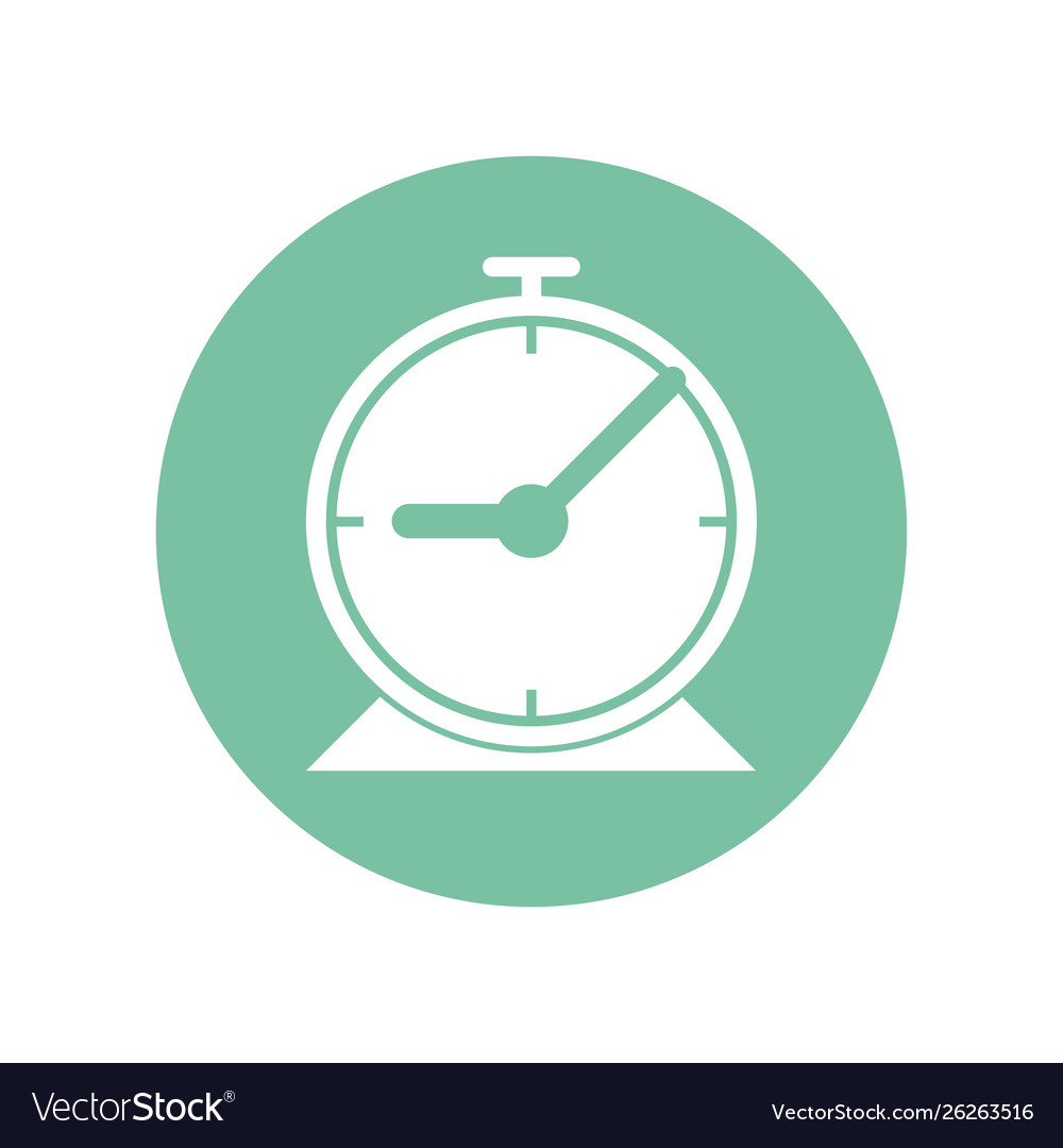 Icon design clock for setting a time include Vector Image