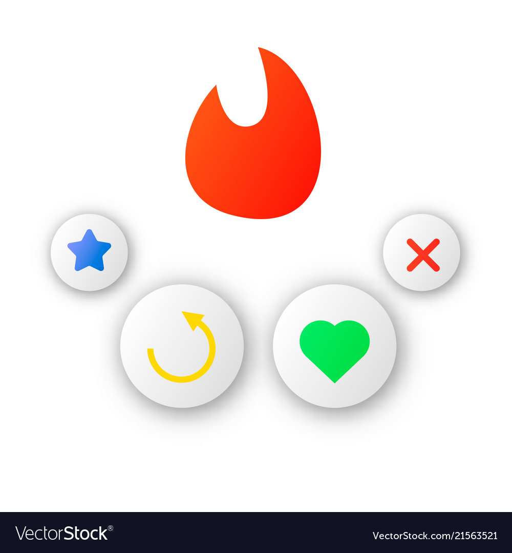 Tinder app icons