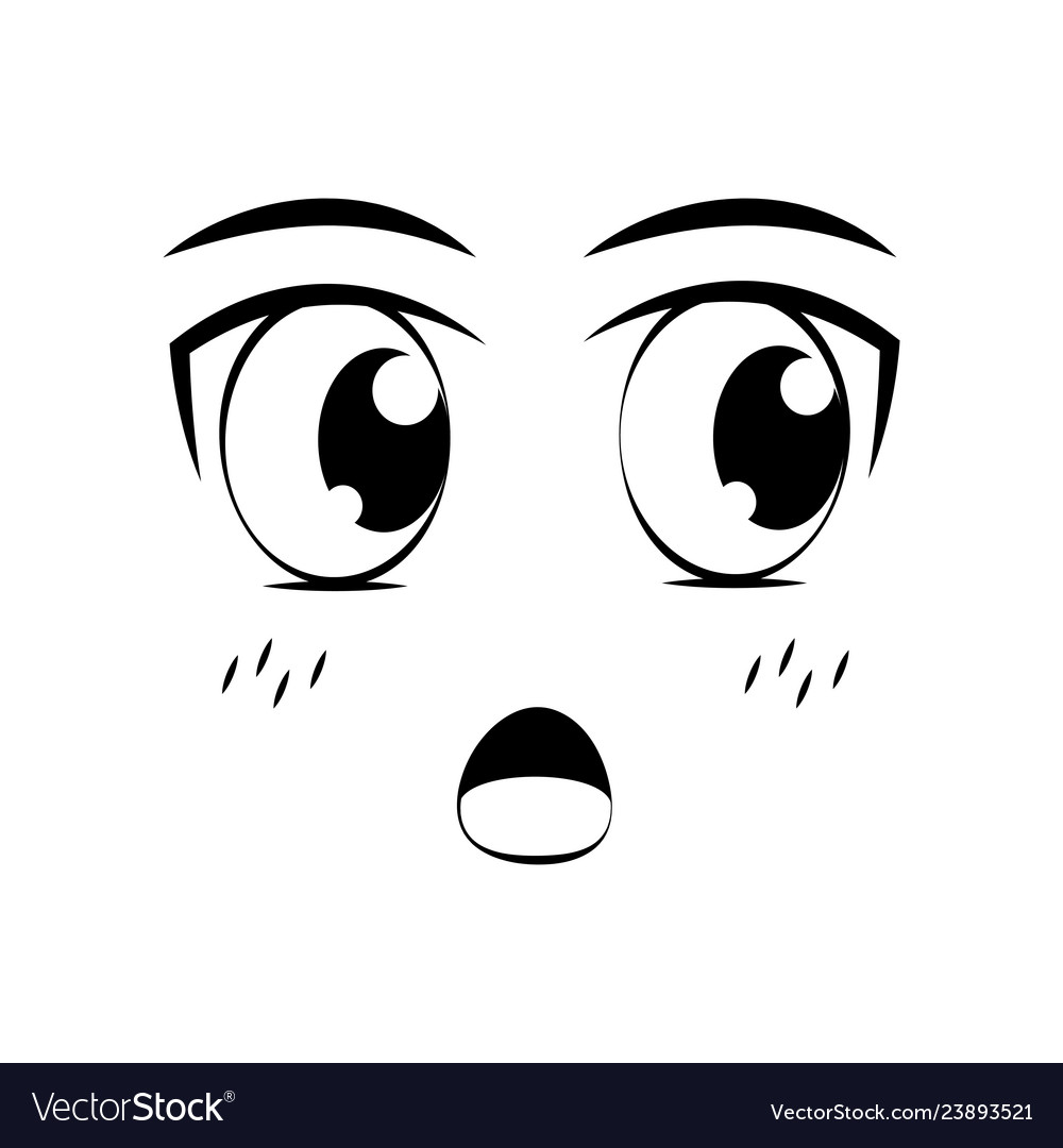 Face expression cartoon Royalty Free Vector Image