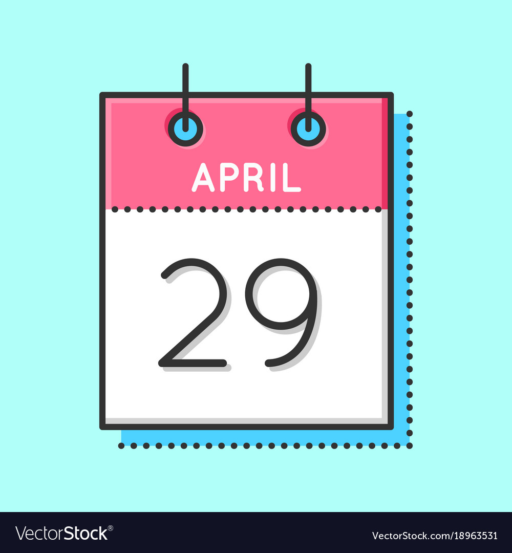 April calendar icon