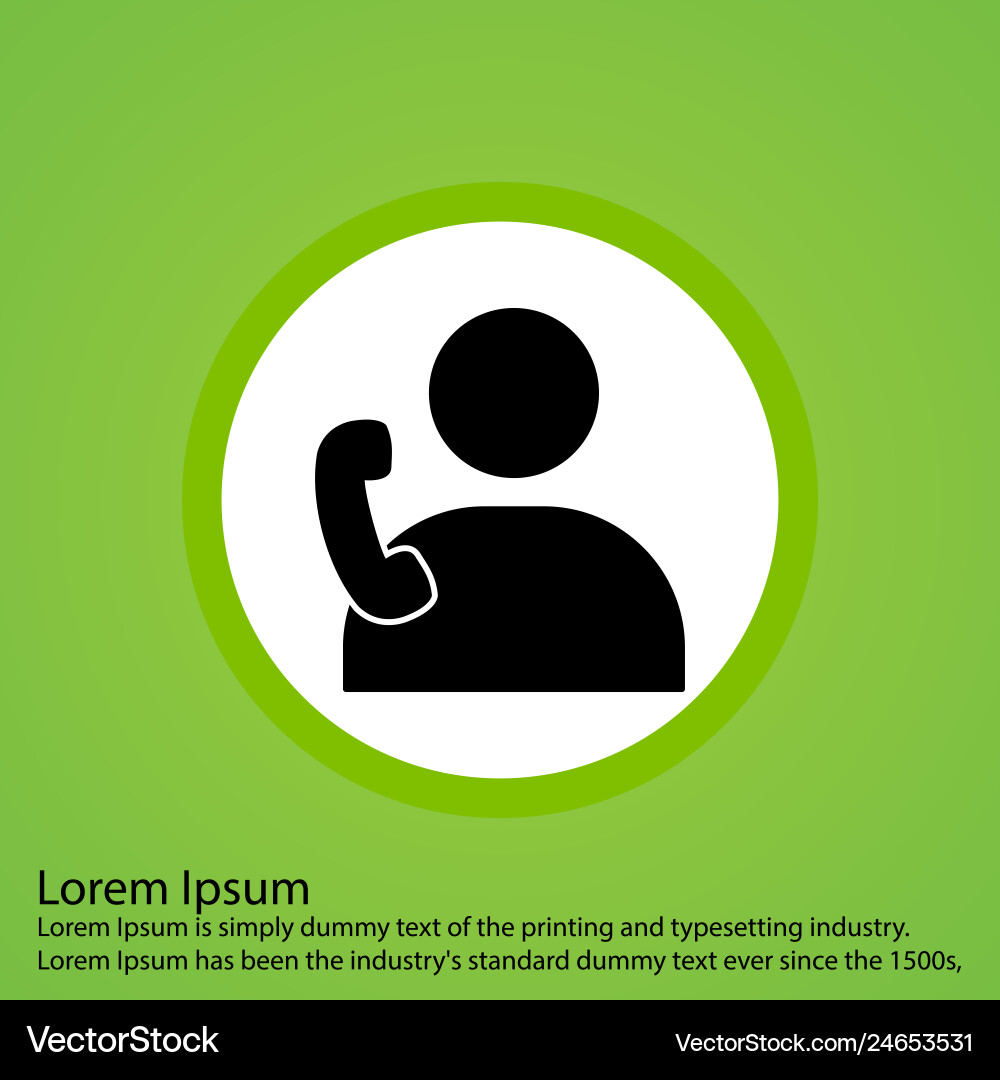 Call icon Royalty Free Vector Image - VectorStock