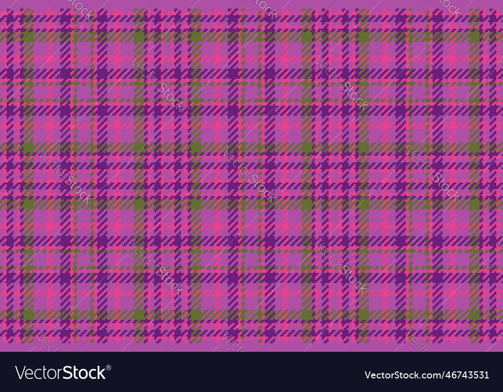 Pattern plaid tartan texture background textile Vector Image