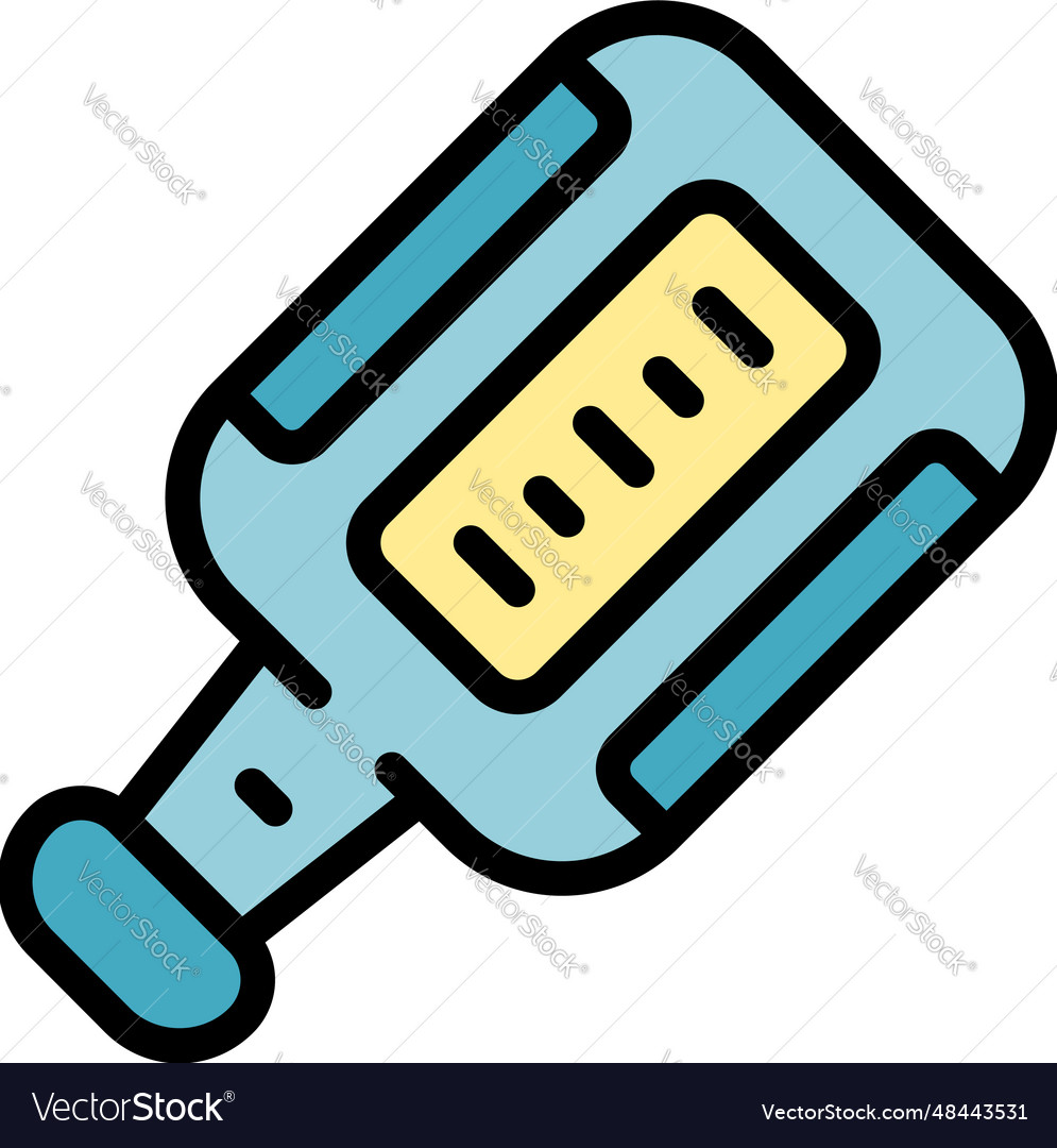 Test tool icon flat Royalty Free Vector Image - VectorStock